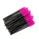 WIMPER / WENKBRAUWBORSTELTJES 25 STUKS FUCHSIA