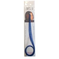 SS FUNNY FEATHER EXTENSIONS D.BLUE SINGLE