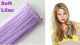 FIBRE HAIREXTENSION CLIP IN SOFT LILAC