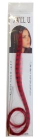 SS FUNNY FEATHER EXTENSIONS RED SINGLE