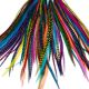 FEATHER EXTENSIONS GRIZZLY MIXED COLOR 10 STUKS