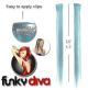 Hairaisers Funky Diva Clip In Extensions / Light Turquoise