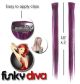 Hairaisers Funky Diva Clip In Extensions / Purple